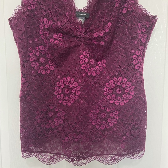 Josie Natori Lace Tank - Picture 3 of 8